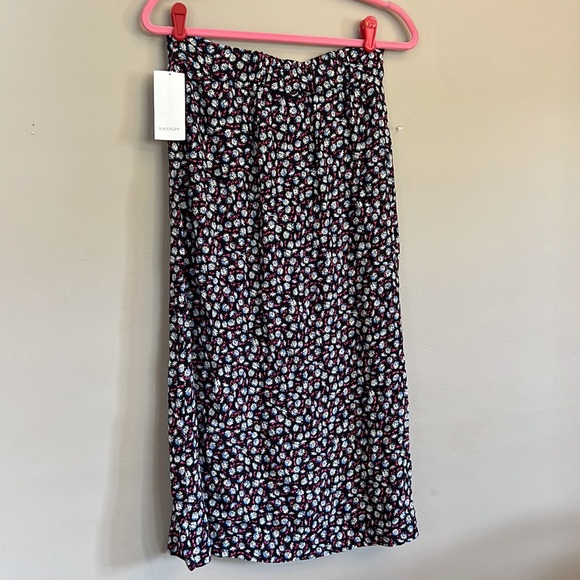 Karen Kane Button Front Midi Skirt. - Picture 7 of 13